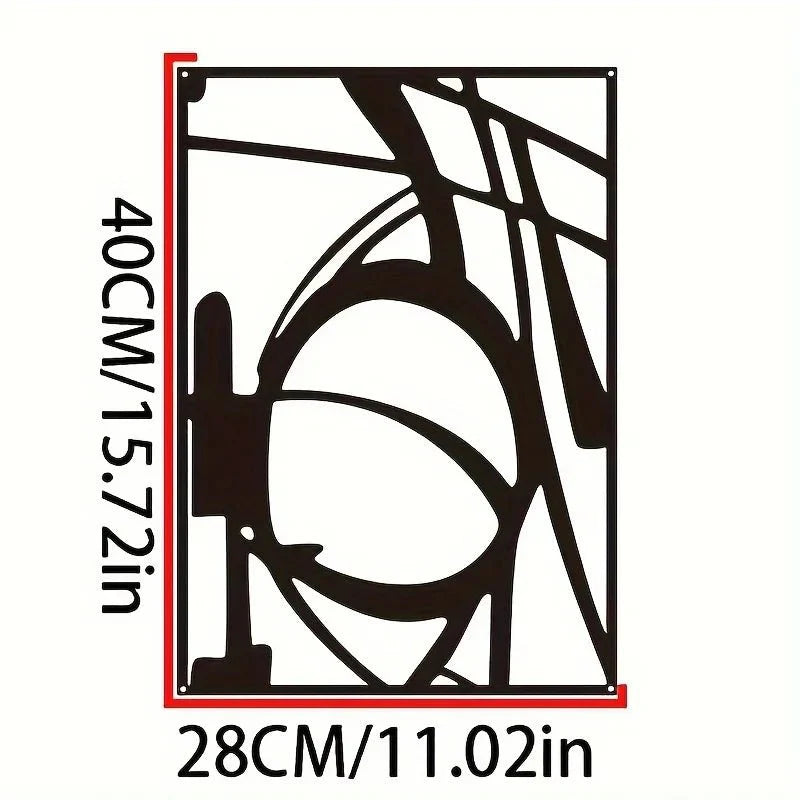 ABSTRALINE™ Wire Wall Art – Minimal Line Drawing in Black & White -