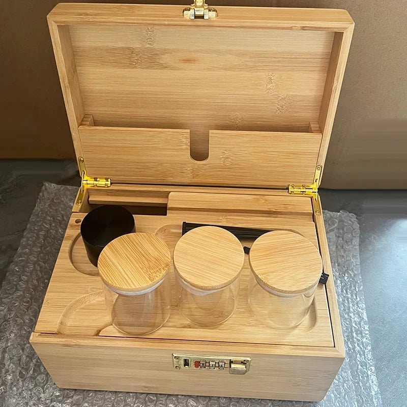 Bamboo storage box PIROT AUREA LINE -