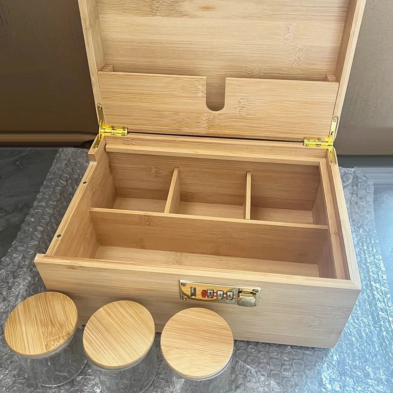 Bamboo storage box PIROT AUREA LINE -