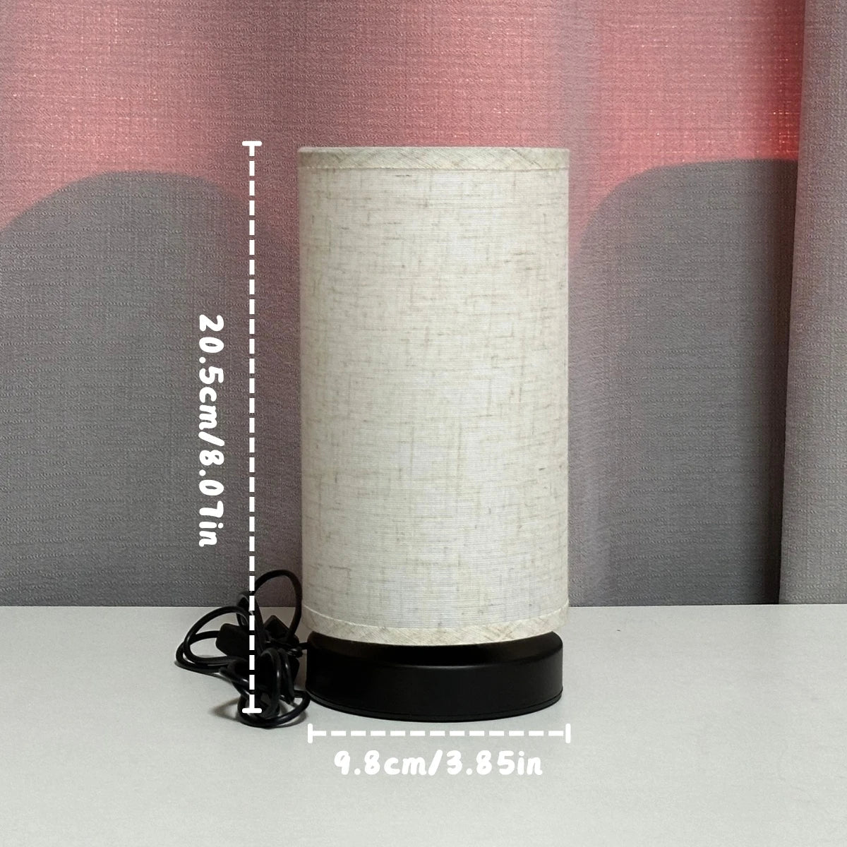 CIDRO™ USB Table Lamp – Soft Glow for Bedside or Desk -