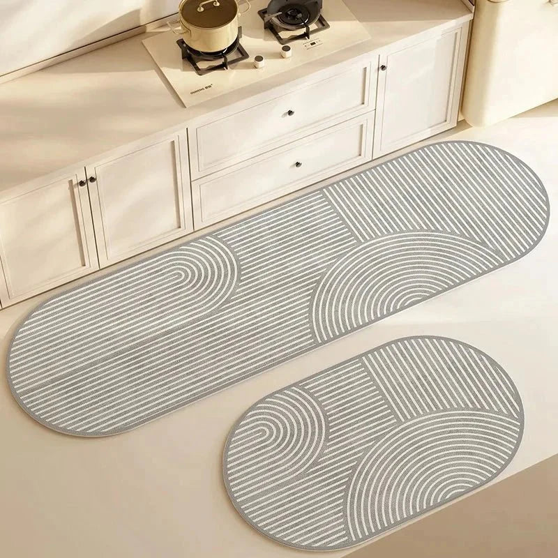 CIRTELL™ Kitchen Rug – Non - Slip Washable Mat for Floor Protection -