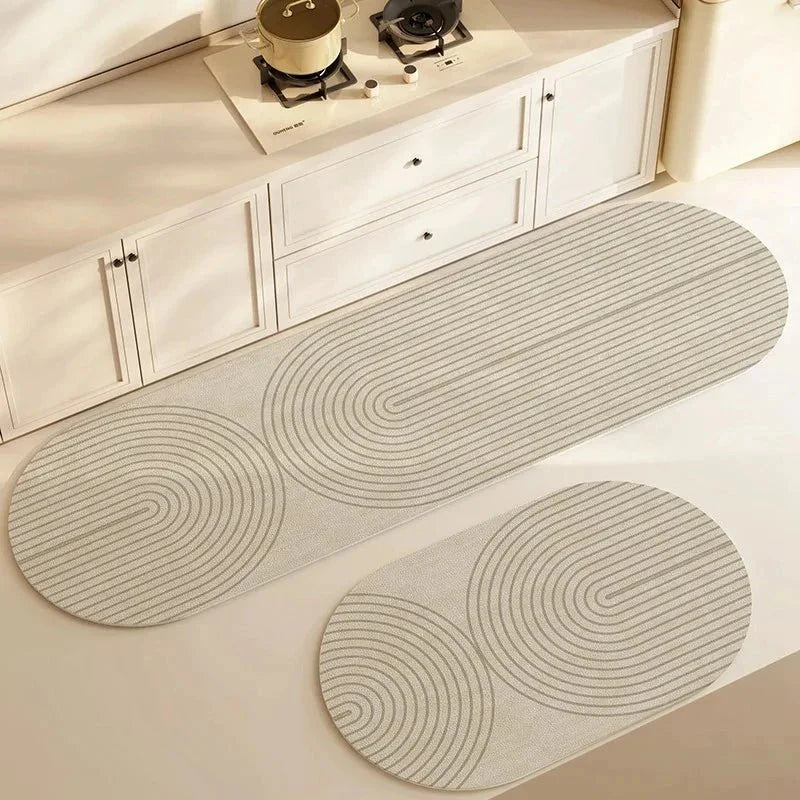 CIRTELL™ Kitchen Rug – Non - Slip Washable Mat for Floor Protection -