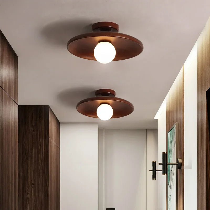 CITO™ Wood Ceiling Lamp – Nordic Flush Mount Light Fixture -