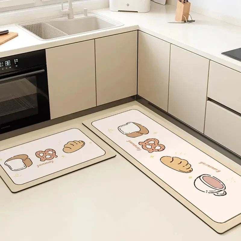 DONNY™ Absorbent Floor Mat – Soft Anti - Slip Rug -