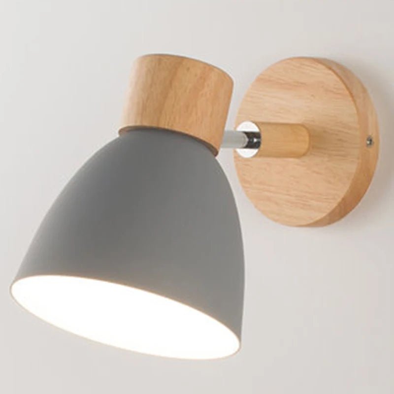EUTER™ Wood Wall Lamp – Nordic Sconce Light with Pull Switch -