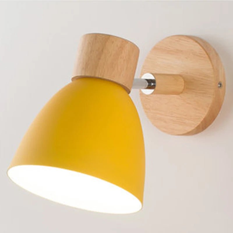EUTER™ Wood Wall Lamp – Nordic Sconce Light with Pull Switch -