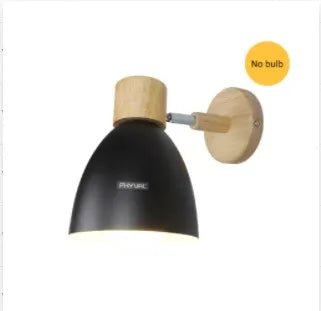 EUTER™ Wood Wall Lamp – Nordic Sconce Light with Pull Switch -