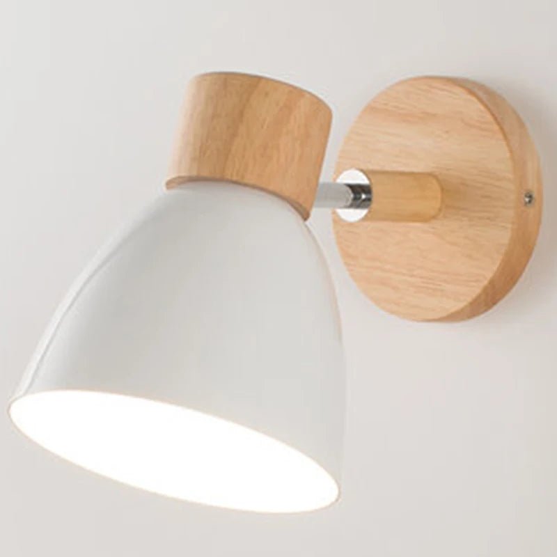 EUTER™ Wood Wall Lamp – Nordic Sconce Light with Pull Switch -