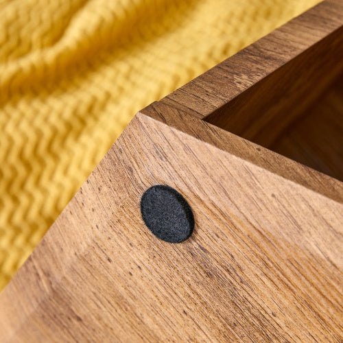 Hexagonal coffee table NIDOLO™ – Compact wood - look design with open storage - coffe table