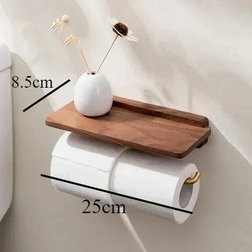 NKOT™ Toilet Paper Holder – Wall - Mounted Modern Dispenser -