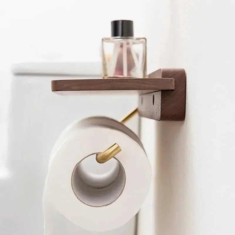 NKOT™ Toilet Paper Holder – Wall - Mounted Modern Dispenser -