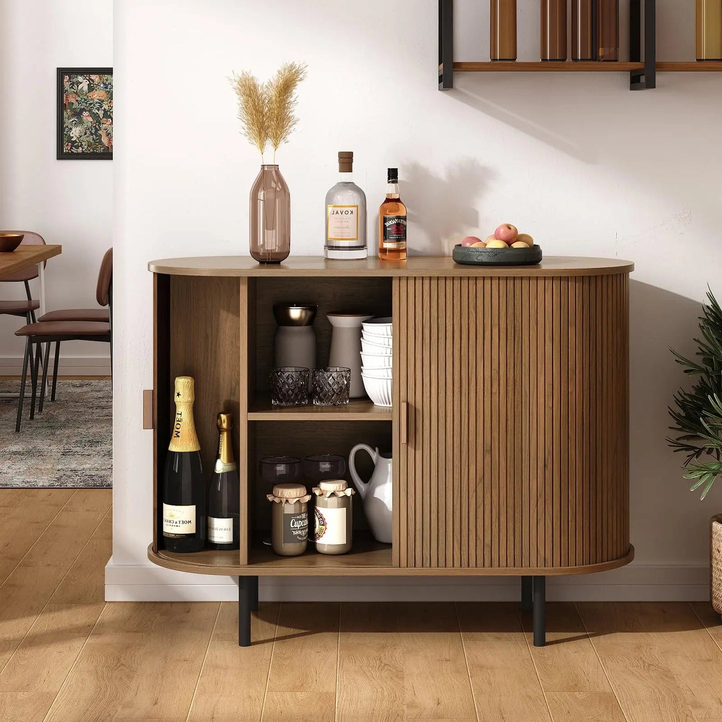NUBA™ curved sideboard -