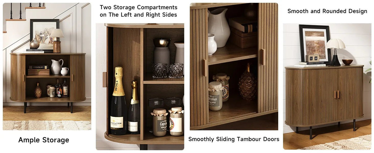 NUBA™ curved sideboard -