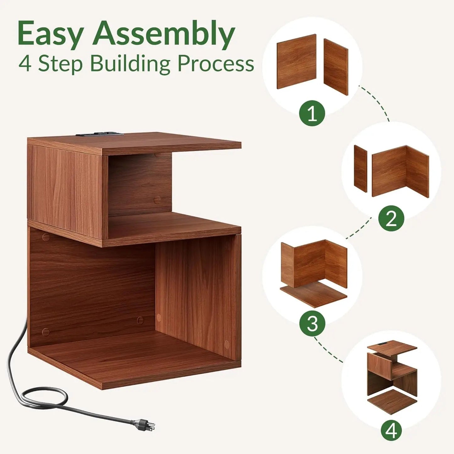 ODIKAs™ nightstand set - (2 pieces) -