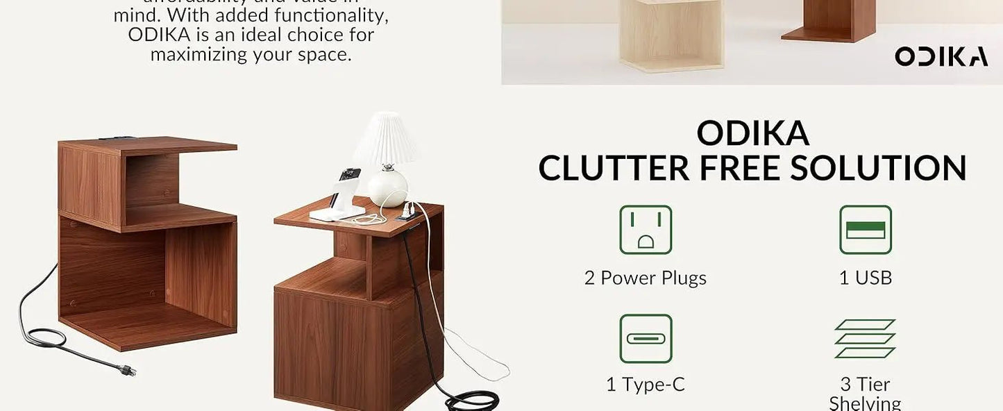 ODIKAs™ nightstand set - (2 pieces) -