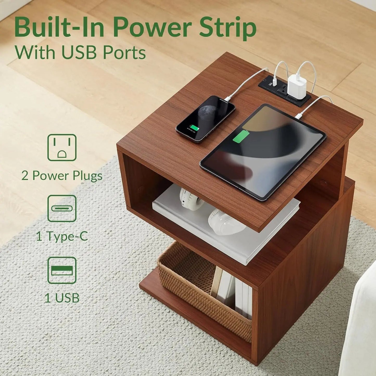 ODIKAs™ nightstand set - (2 pieces) -