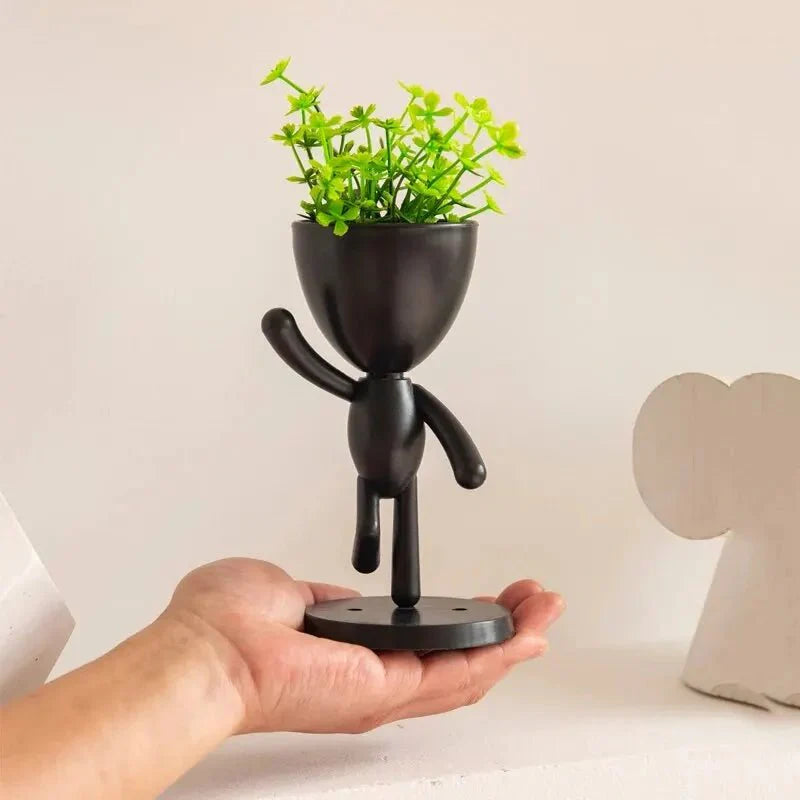 OMINO™ Indoor Plant Stand – Decorative Plastic Holder for Pots -