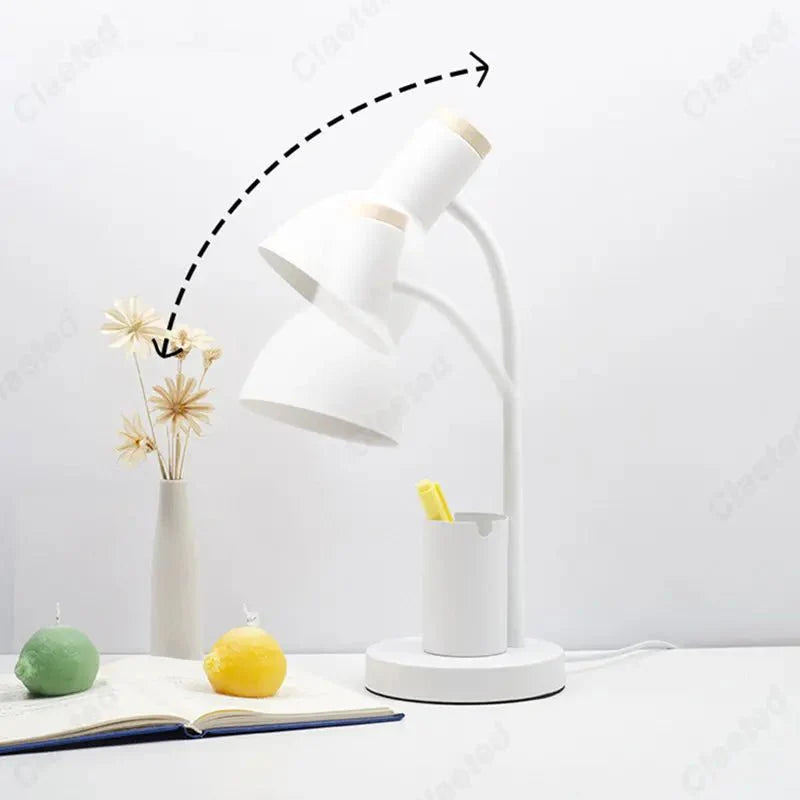 PASTEL™ Desk Lamp – Adjustable Light with Pen Holder for Study -