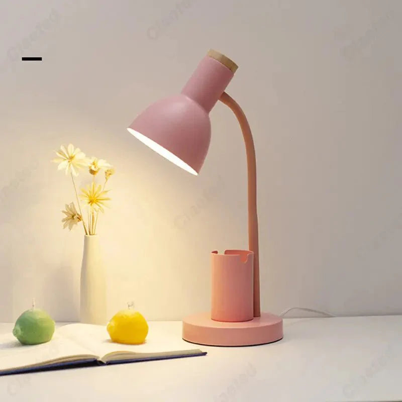 PASTEL™ Desk Lamp – Adjustable Light with Pen Holder for Study -