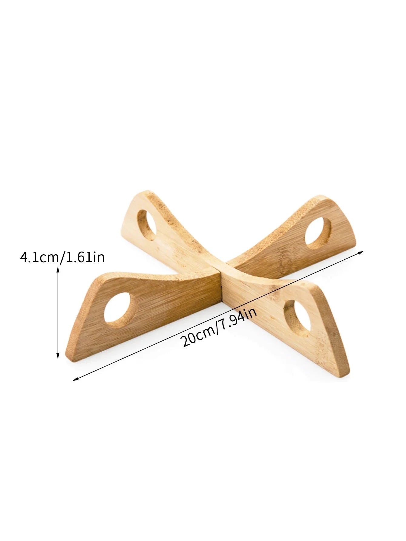 PENTOL - UP™ X3 Trivets – Bamboo Foldable Set for Pots & Pans -