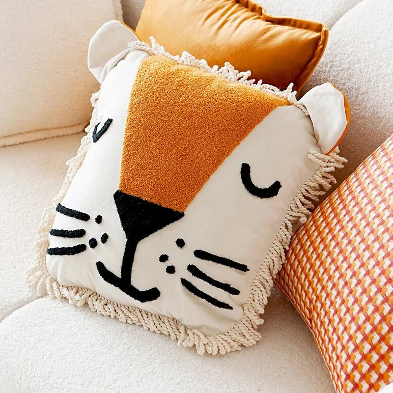 SPIRITS™ Pillow Cover – Embroidered Decorative Cushion for Sofa -