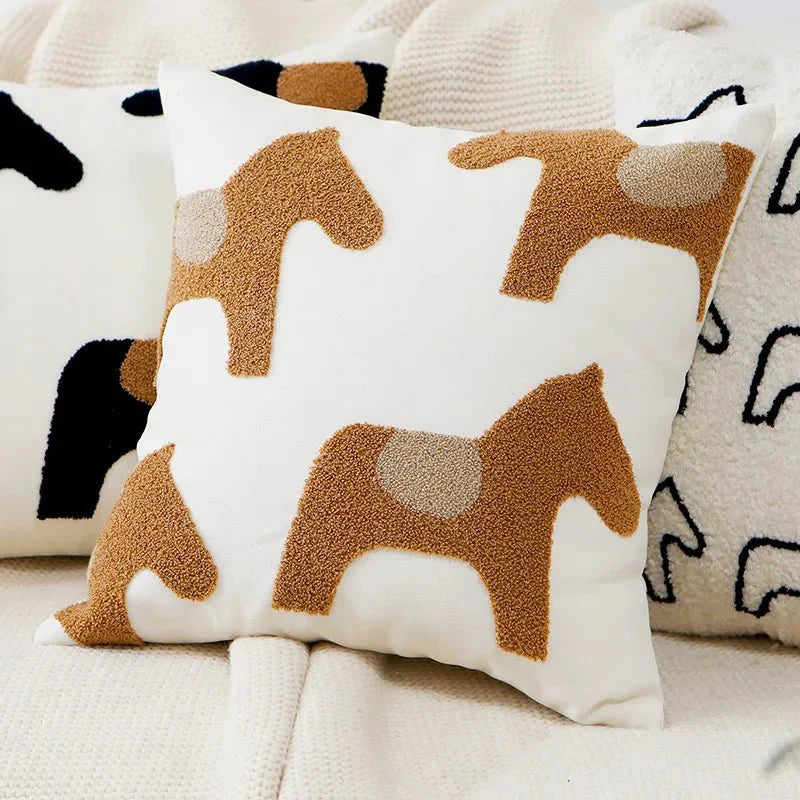 SPIRITS™ Pillow Cover – Embroidered Decorative Cushion for Sofa -