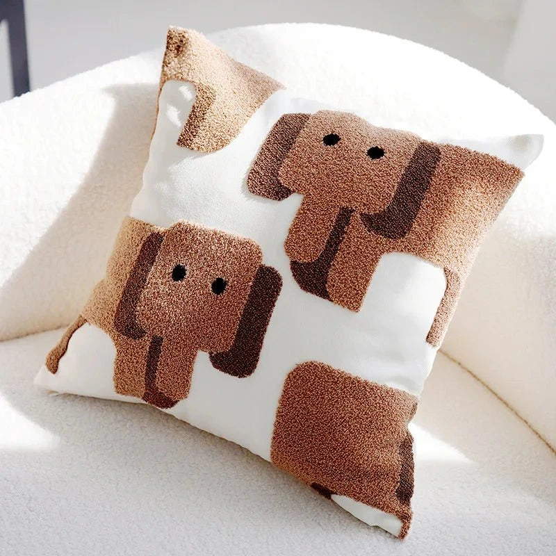 SPIRITS™ Pillow Cover – Embroidered Decorative Cushion for Sofa -