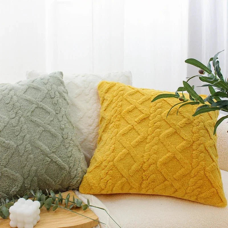 STRITO™ Pillow Cover – Textured Knit Cushion for Cozy Decor -