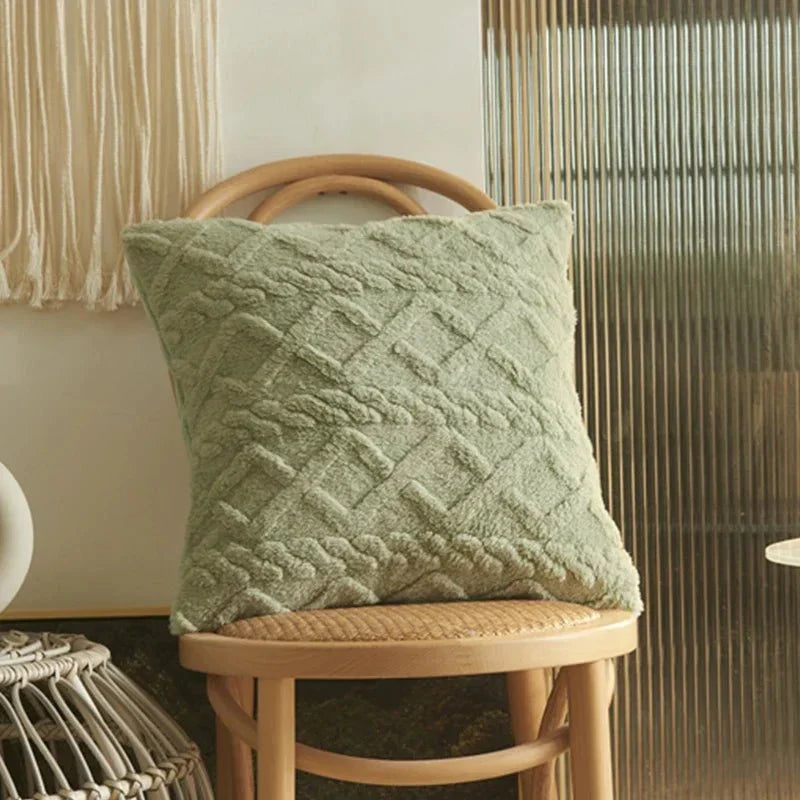 STRITO™ Pillow Cover – Textured Knit Cushion for Cozy Decor -