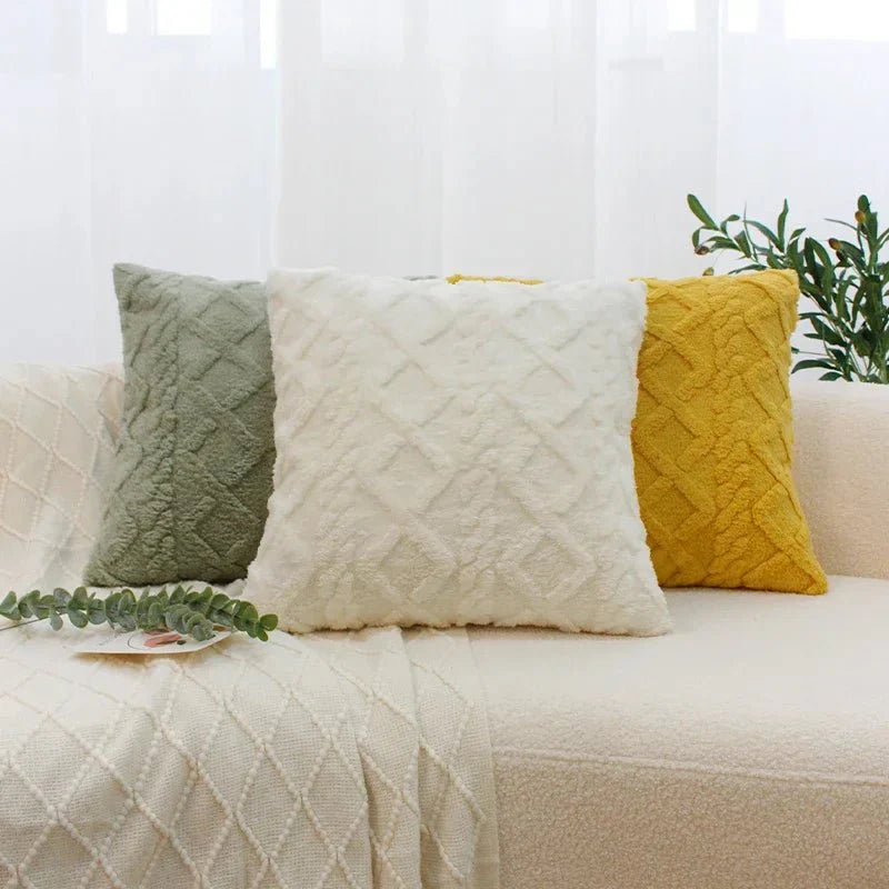 STRITO™ Pillow Cover – Textured Knit Cushion for Cozy Decor -