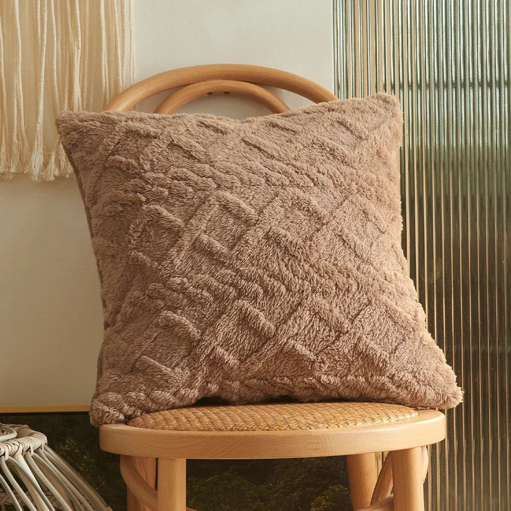 STRITO™ Pillow Cover – Textured Knit Cushion for Cozy Decor -