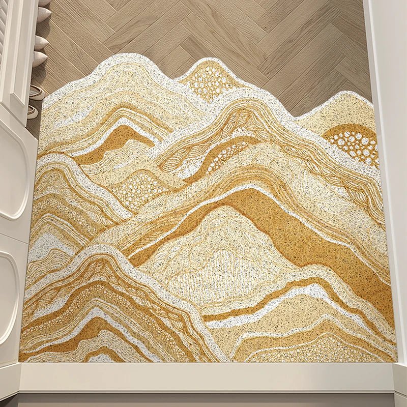 TERRA™ Floor Mat – Wave Pattern Rug for Entryway or Living Room -