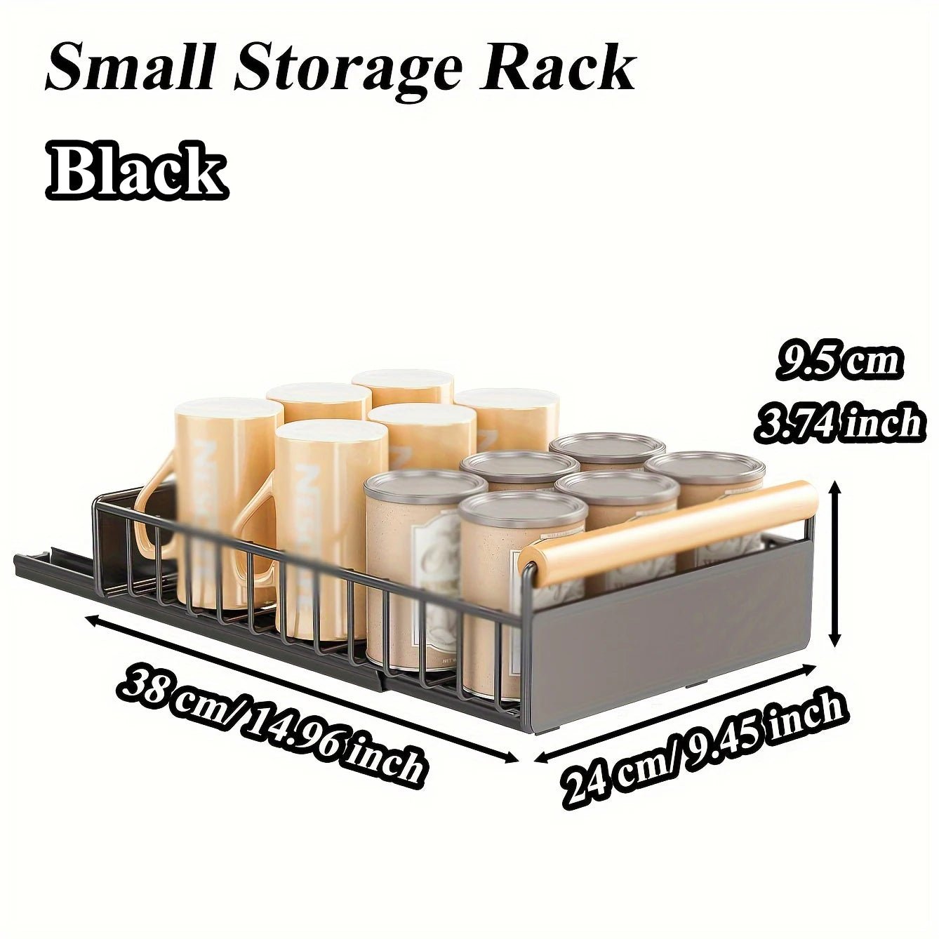 TIERSE™ Pull|Out Sliding Rack – Under - Sink Organizer | AURÈA HOME -