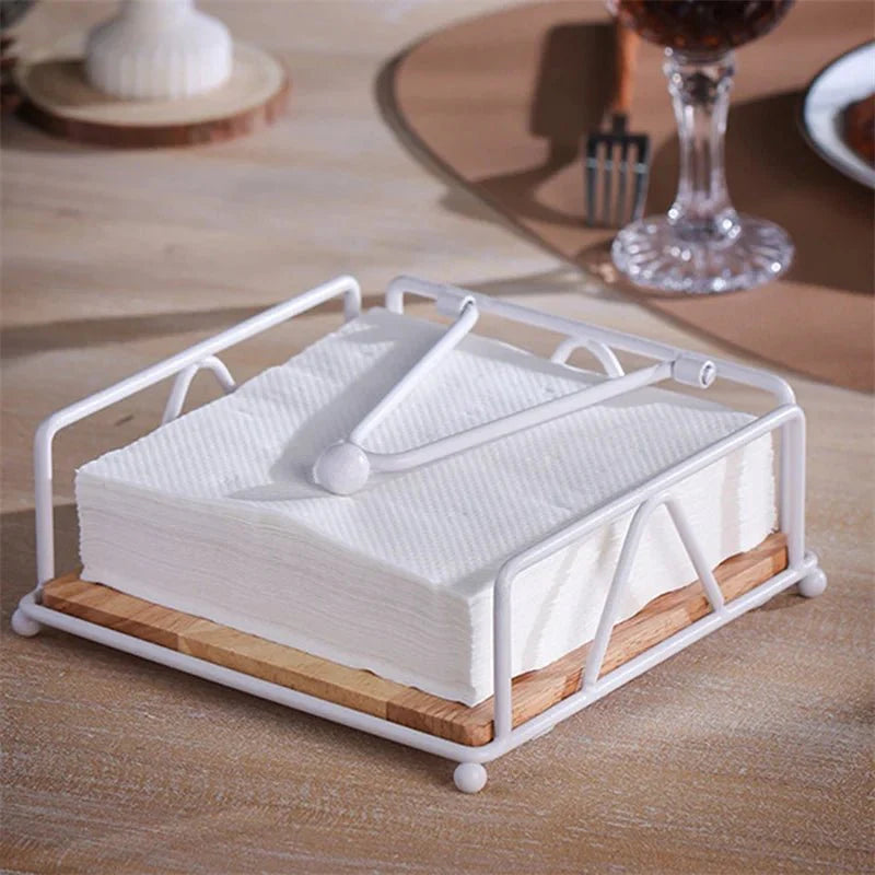 V - HOLDER™ Tissue Box – Minimalist Desk Organizer in Wood -