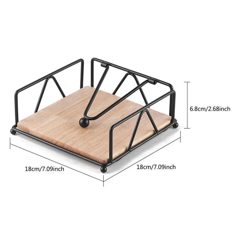 V - HOLDER™ Tissue Box – Minimalist Desk Organizer in Wood -