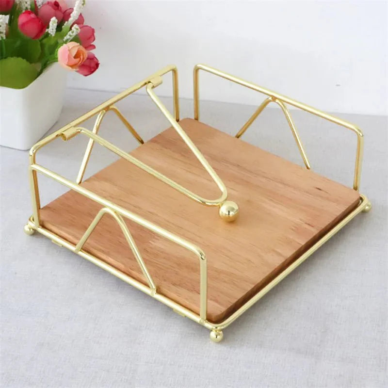 V - HOLDER™ Tissue Box – Minimalist Desk Organizer in Wood -