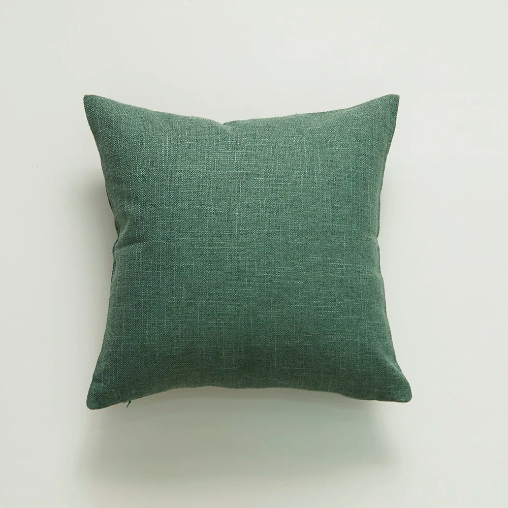 ZANZI™ Linen Tassel Pillow Cover – Boho Decorative Cushion -