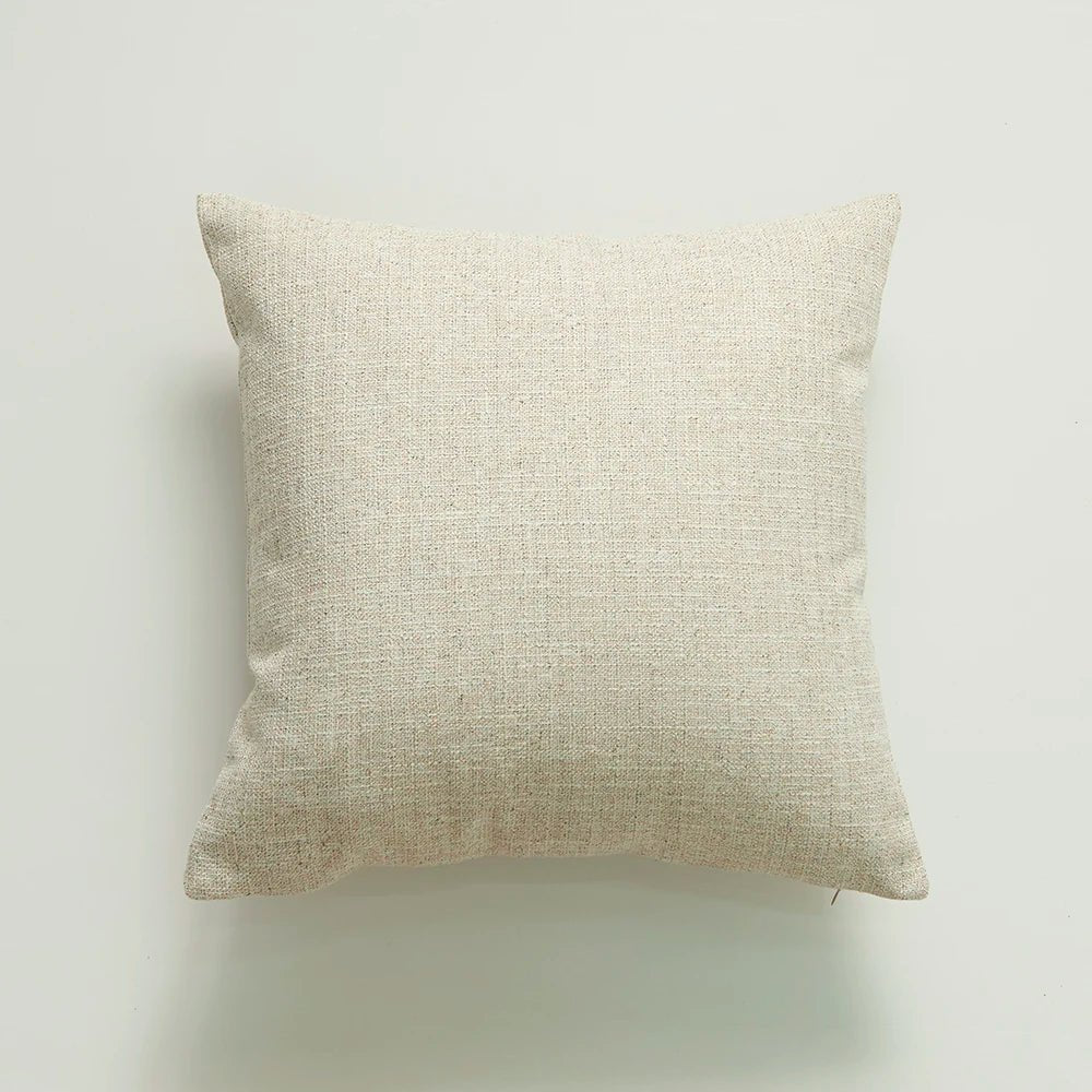 ZANZI™ Linen Tassel Pillow Cover – Boho Decorative Cushion -