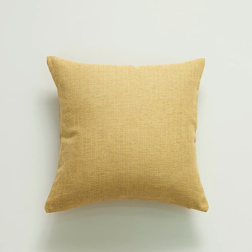 ZANZI™ Linen Tassel Pillow Cover – Boho Decorative Cushion -