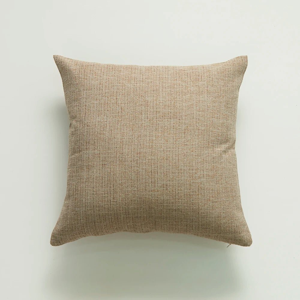 ZANZI™ Linen Tassel Pillow Cover – Boho Decorative Cushion -