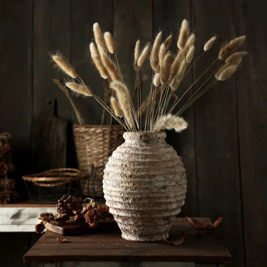 APTONIA™ Ceramic Vase – Rustic Handmade Decor with Natural Finish - 