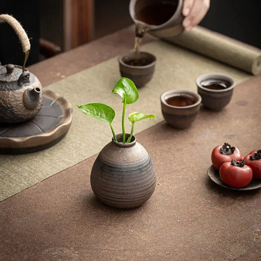 ARGITYPE™ Antique Vase – Handmade Ceramic with Textured Finish - 