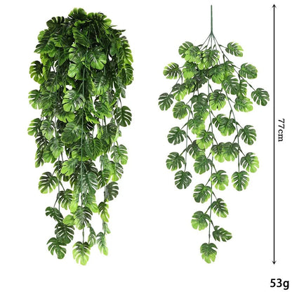 ARTIPLANTUS™ Faux Hanging Vines – Green Artificial Plant Set - 