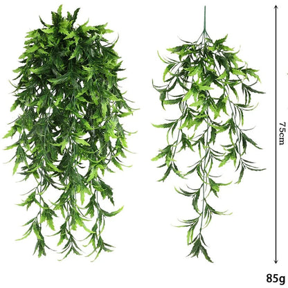 ARTIPLANTUS™ Faux Hanging Vines – Green Artificial Plant Set - 