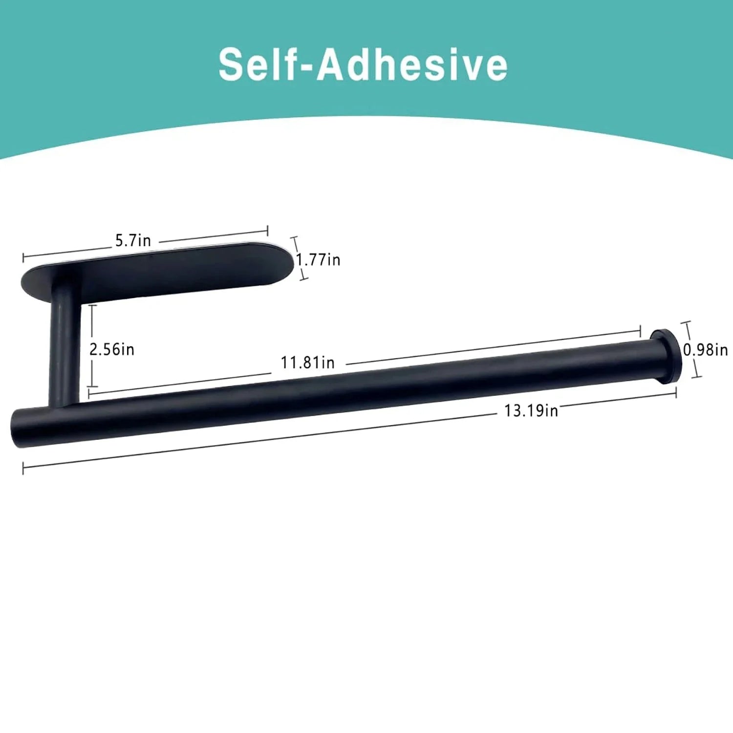 AUSON™ Adhesive Paper Towel Holder – No - Drill Kitchen Mount - 