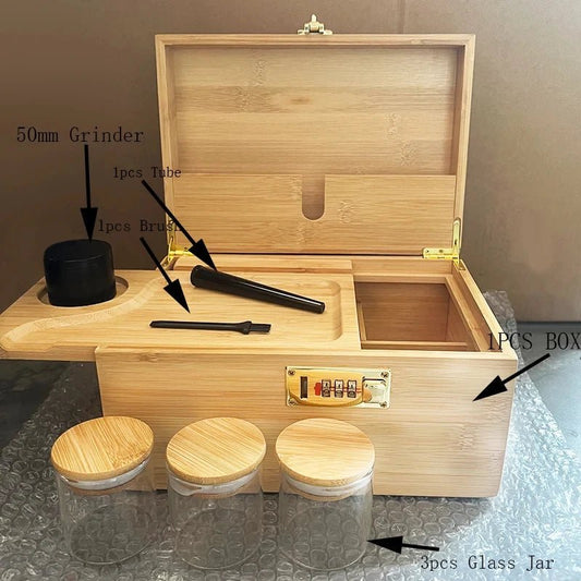 Bamboo storage box PIROT AUREA LINE - 
