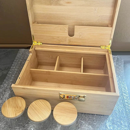 Bamboo storage box PIROT AUREA LINE - 