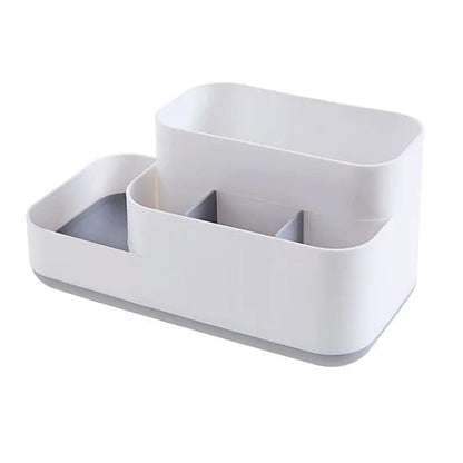 BELLE™ Makeup Organizer Tray – Matte Plastic Vanity Storage - 