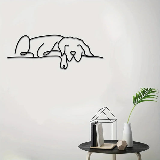 BELOVED™ Wire Wall – Romantic Line Drawing for Bedroom Decor - 