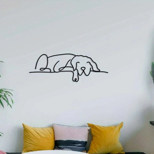 BELOVED™ Wire Wall – Romantic Line Drawing for Bedroom Decor - 